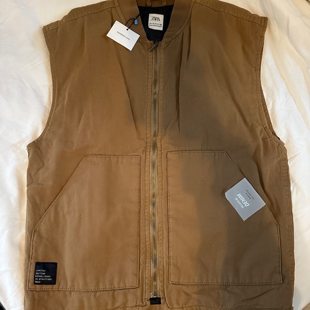 Zara Brown Vest